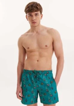 Wmpattern- Zwemshorts - Teal Aop