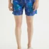 Tropic Line Art - Zwemshorts - Navy Aop