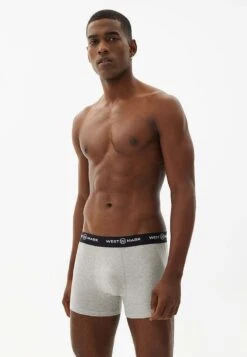 3 Pack - Onderbroeken - WhiteGrey MelangeKhaki