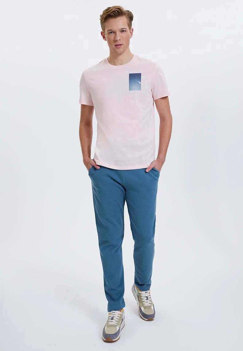 Wmalone Fly Tee - T-Shirt Print - Strawberry Cream 2 Wmalone Fly Tee - T-Shirt Print - Strawberry Cream - Afbeelding 2