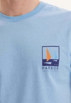 Print Wmsail Harbor - T-Shirt Print - Blissful Blue -Westmark London e555d93d96124d49a9edebc5bdee987f