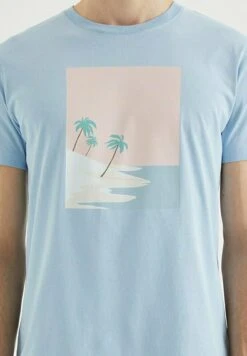T-Shirt Print - Powder Blue -Westmark London e95d6d4ff70b4938afbda77386048749