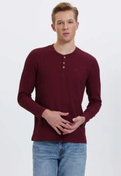 Basic Essentials Long Sleeve- Longsleeve - Cabernet