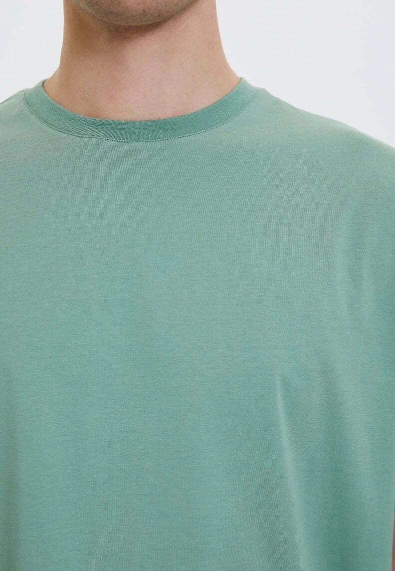 Essentials- T-Shirt Basic - Hedge Green 4 Essentials- T-Shirt Basic - Hedge Green - Afbeelding 4