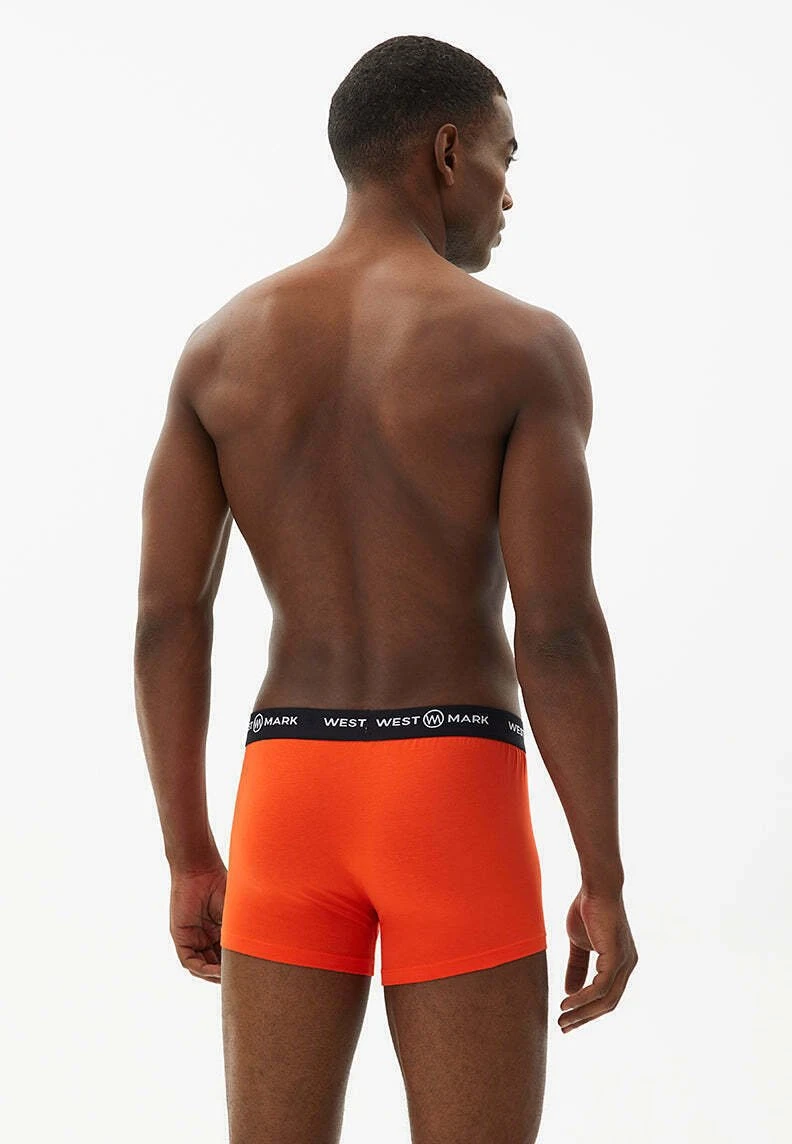 3 Pack - Onderbroeken - Orange Khaki Bordeaux 4 3 Pack - Onderbroeken - Orange Khaki Bordeaux - Afbeelding 4