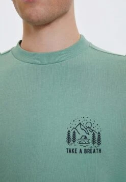 Wmline Breath- Sweater - Hedge Green -Westmark London eef39bece86b4a678aece5ba26198628