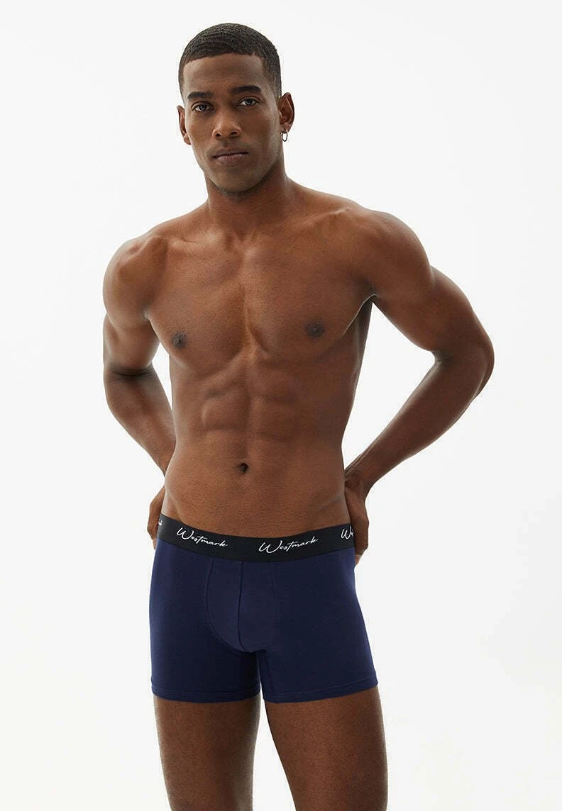 Lucas Trunk 3-Pack - Onderbroeken - Khaki/White/Navy 5 Lucas Trunk 3-Pack - Onderbroeken - Khaki/White/Navy - Afbeelding 5