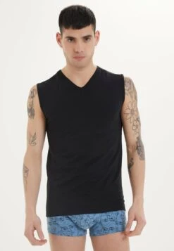 V-Neck - Top - Black