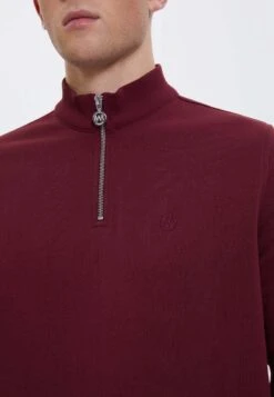 Core Half Zip - Sweater - Cabernet -Westmark London fd9072b367574d15a61bdbe4bed4975a